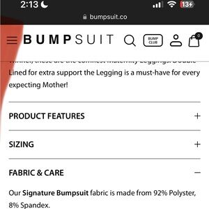 Bumpsuit leggings worn once! Great price!
